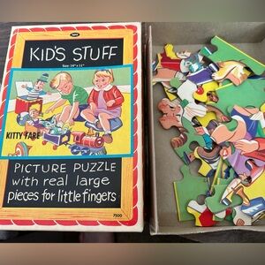 Vintage Jaymar NYC Complete Macy’s Kid’s Stuff 11X14 Picture Puzzle